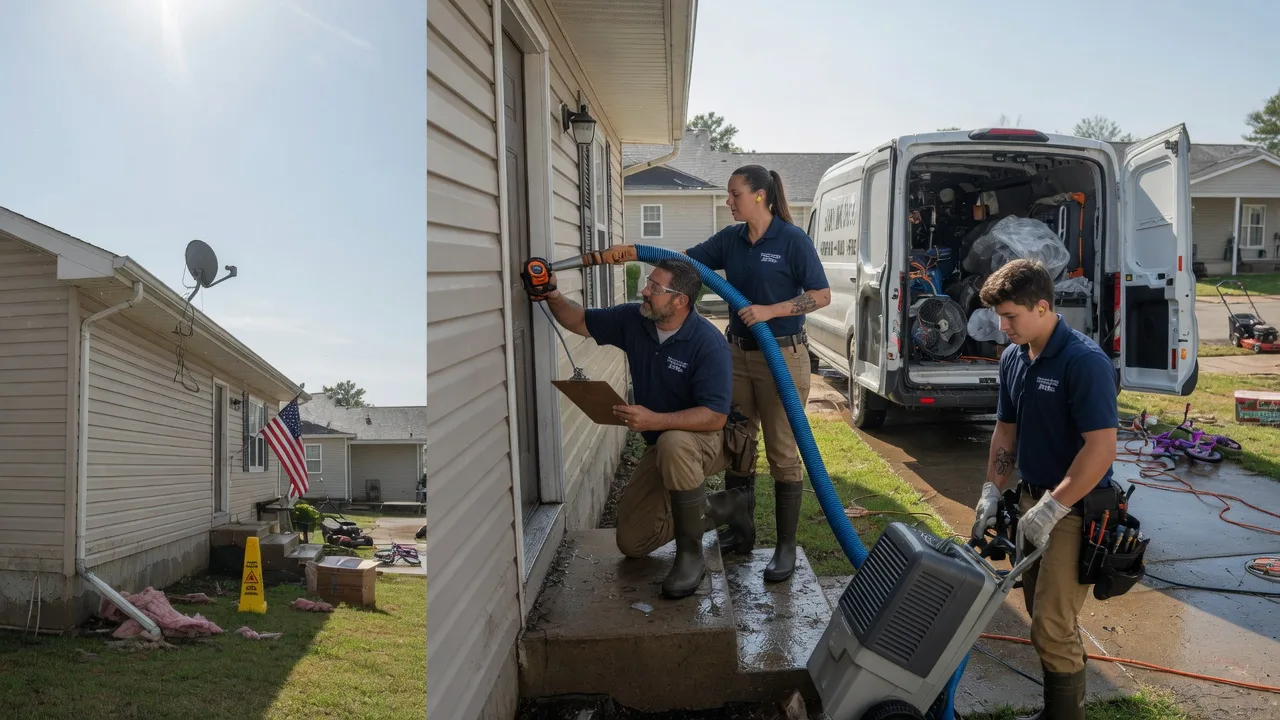 Ceiling Water Damage Restoration in Vidalia, LA near me